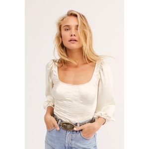 Free People Hold Me Tight Corset Top